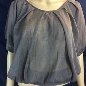 Anthropologie Moth sheer taupe sweater
